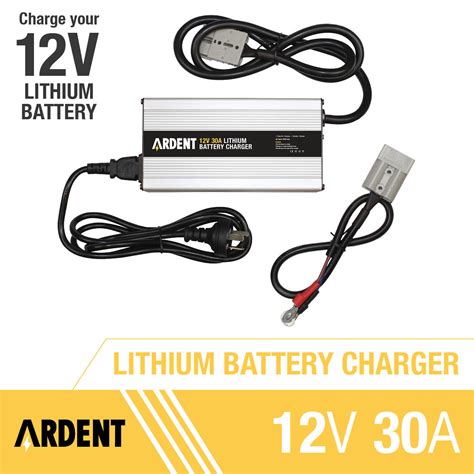 Ardent 12V 30A Lithium LiFePO4 Battery Charger