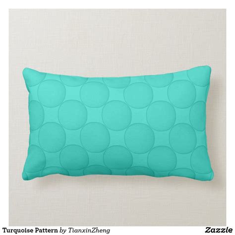 Turquoise Pattern Lumbar Pillow Custom Holiday Card, Holiday Cards ...