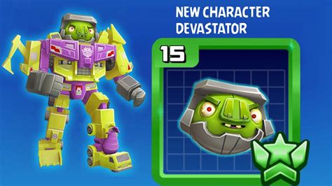 NEW CHARACTER DEVASTATOR – Angry Birds Transformers Gameplay (Android,iOS) - PlusModApk