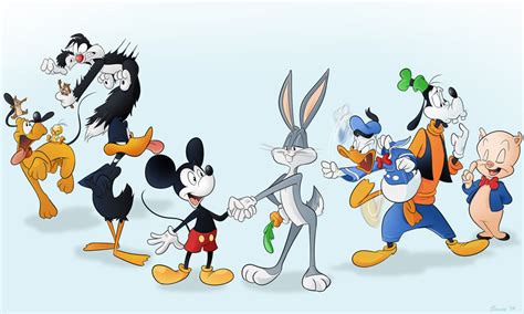 Commission - Classic meets Classic by BoscoloAndrea on DeviantArt | Cartoon character design ...