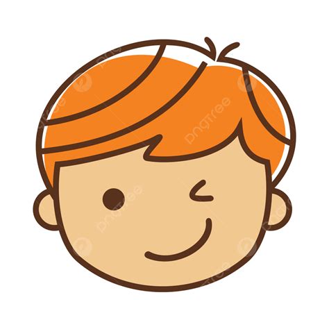 Boy Cartoon Expression Winking, Cartoon Clipart, Boy Clipart, Boy PNG ...