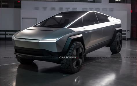 What If Tesla Embraced The Cybertruck’s Styling For A Rugged Coupe-SUV ...