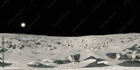 Moon Surface HDRI Environment Map Stock Illustration | Adobe Stock