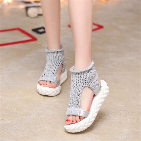 Knitted Wool Sandals in 2021 | Womens sandals summer, Womens sandals, Summer shoes