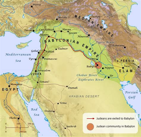 Judah Is Exiled to Babylon – Bible Mapper Atlas