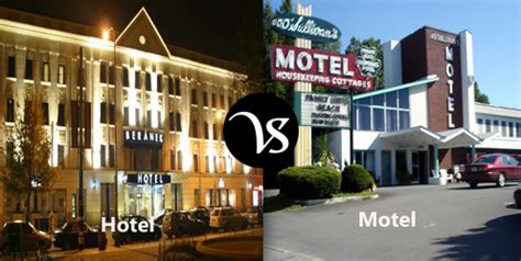 Difference between hotel and motel - Difference All