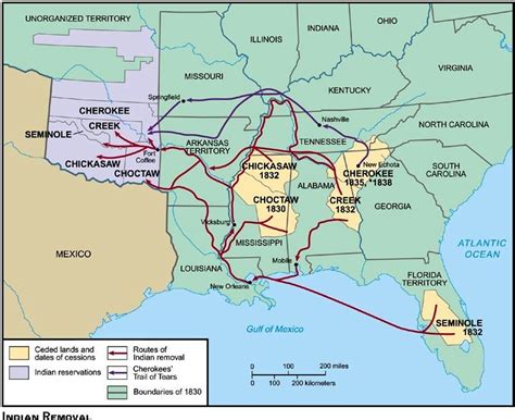 Trail Of Tears Timeline http://freepages.genealogy.rootsweb.ancestry ...