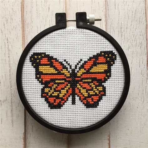 "Butterfly Bug" Modern Counted Cross Stitch Kit