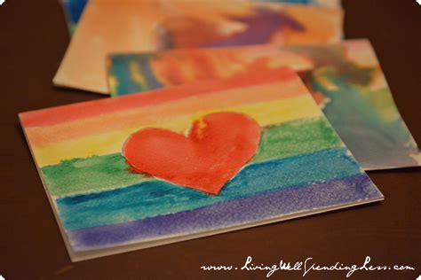 DIY Watercolor Thank You Cards - Living Well Spending Less