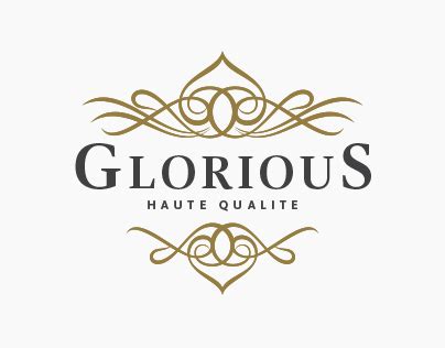 Glorious Logo | Flower logo, Logo project, Design elements