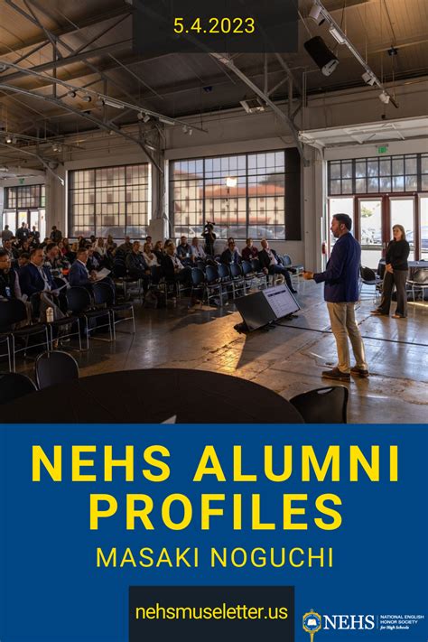 NEHS alumnus Masaki Noguchi shares how the skills he learned as a ...