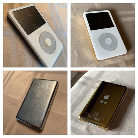 Restored an iPod classic 5th generation today (gold plated backing ...