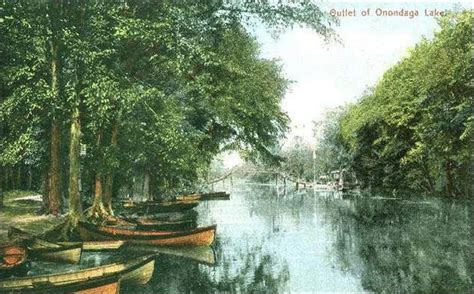 Onondaga Lake Outlet - 1900 | Lake, Woodland, History