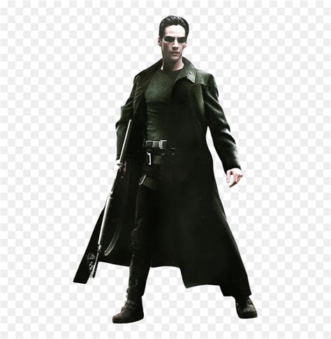 Keanu Reeves Matrix Outfit, HD Png Download - vhv