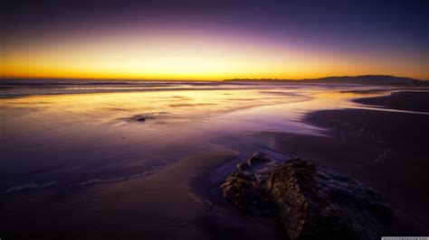 Purple Beach Sunrise Desktop Wallpapers - 4k, HD Purple Beach Sunrise Desktop Backgrounds on ...