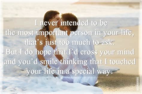 I Never Intended to be The Most Important Person in Your Life - SILVER QUOTES