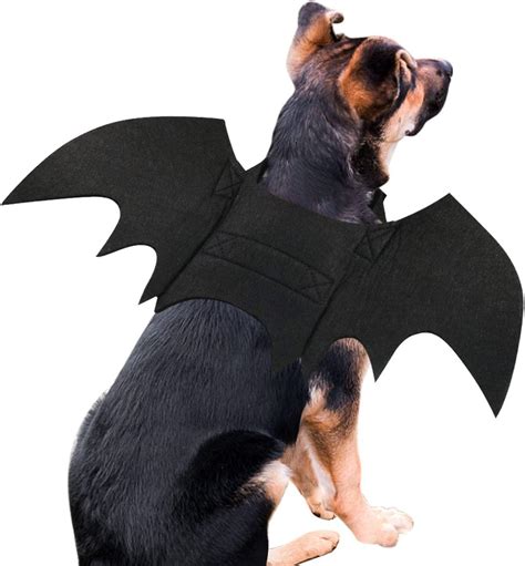 Rypet Dog Bat Costume - Halloween Pet Costume Bat Wings Cosplay Dog ...