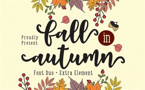 Fall in Autumn Script Font - All Free Fonts