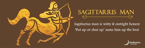 Sagittarius Man - Sagittarius Man an Archer full of optimism- Indastro