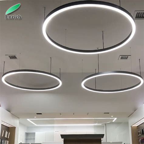 China Modern Design Aluminum Circular Luminaire Light Suspended ...