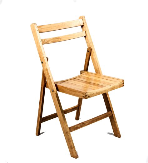 Pine Wood Folding Chair | Peter Corvallis Productions | Rental Decor ...