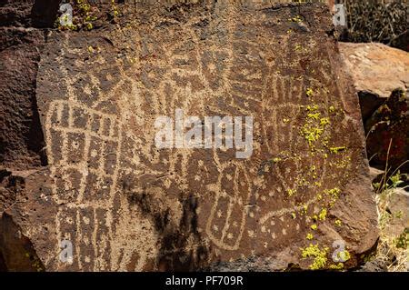 Little Petroglyph Canyon, in Coso Rock Art District, China Lake Naval Stock Photo - Alamy