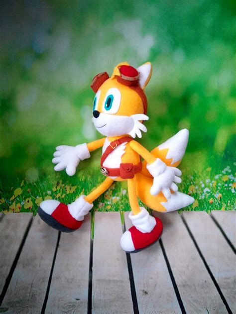 Miles Tails Prower Sonic Plush Fox Tails Sonic Stuffed - Etsy