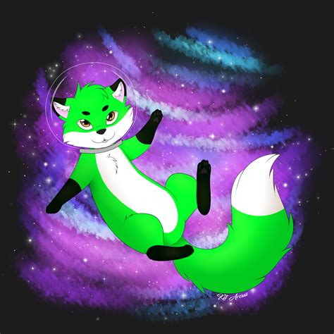 Space Fox "Green" on Storenvy