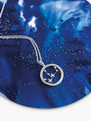 Kit Heath Virgo Constellation Pendant Necklace, Silver