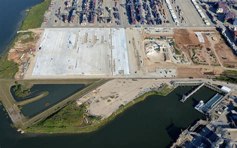 Container Storage Construction at the Port of Houston