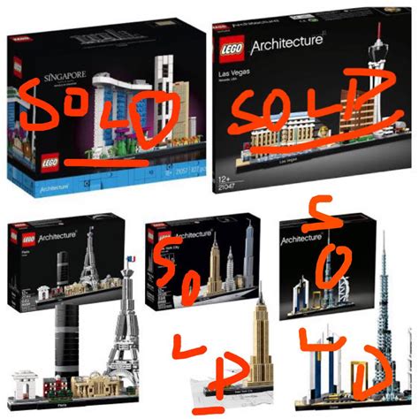 Lego Architecture Sets, Hobbies & Toys, Toys & Games on Carousell