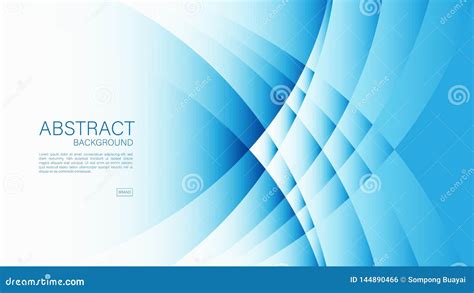 Blue Abstract Background, Wave, Geometric Vector, Graphic, Minimal ...