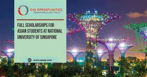 Full Scholarships for Asian Students at National University of ...