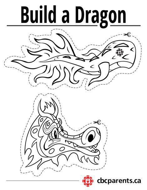 Printable Dragon Craft for Lunar New Year | CBC Parents | Chinese new year dragon, Chinese new ...