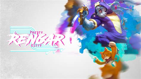 Pretty Kitty Rengar Wallpaper by smlel on DeviantArt