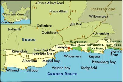 Maps - Groeneweide Guided Day Hike George South Africa