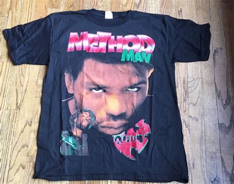 Vintage Wu-Tang Method Man 90s Bootleg New Old Stock Biggie 2pac Tupac Wu Wear | Vintage rap ...