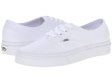 Vans Authentic in White - Lyst