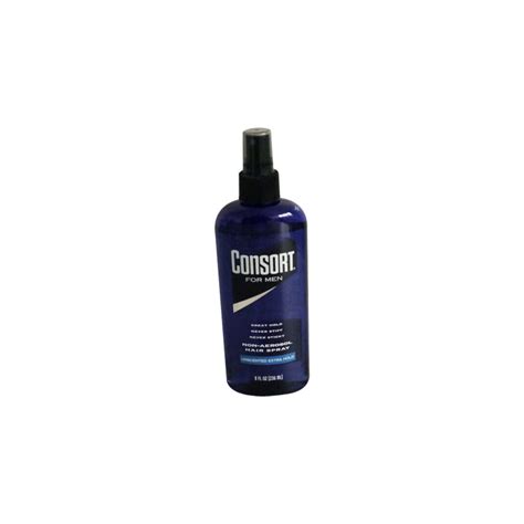 Consort for Men Extra Hold Hair Spray, Unscented, Non-aerosol, 236ml - barbertools4sale