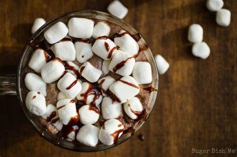 Bourbon Spiked Hot Chocolate - Sugar Dish Me