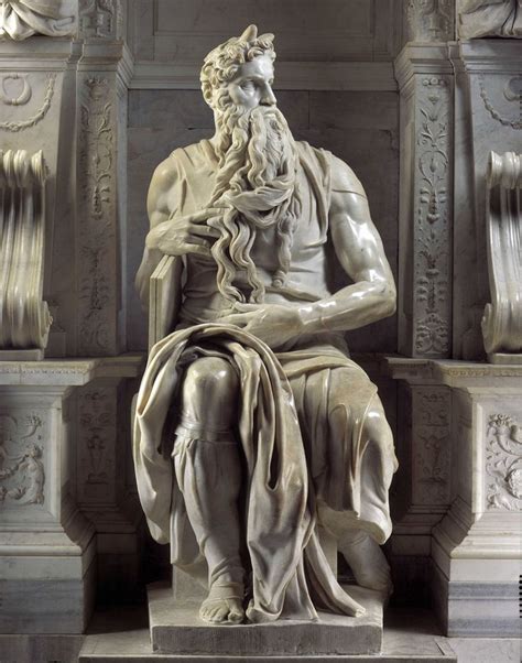 Michelangelo, Mosè, c.1513-15 / 1542, Basilica di San Pietro in Vincoli ...