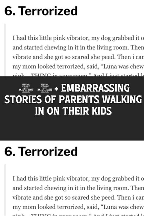 10 embarrassing stories of parents walking in on their kids – Artofit