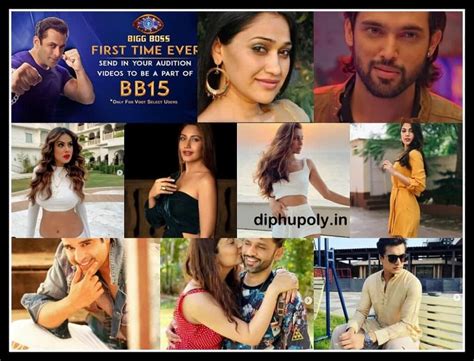 (Final) Bigg Boss 15 Contestants List 2021 with Photos Celebrities ...