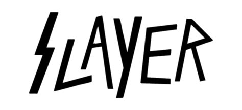 Slayer Black Logo transparent PNG - StickPNG