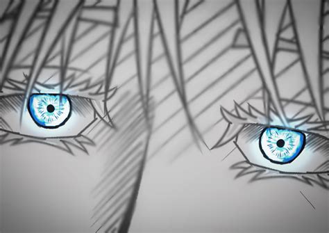 Gojo’s eyes by me 💎 ️ : r/JuJutsuKaisen