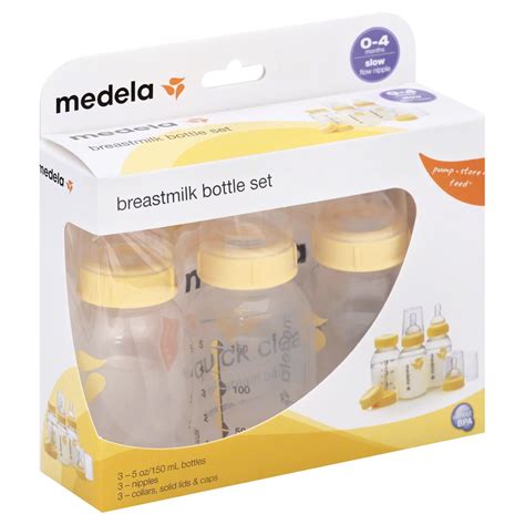 Medela Breastmilk Bottle Set, 0-4 Months, 5 oz Bottles - Shop Bottles at H-E-B