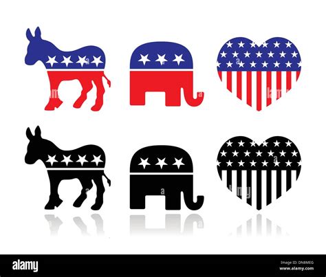 Usa political parties symbols hi-res stock photography and images - Alamy