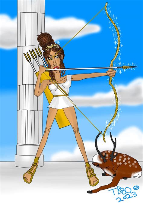 Artemis, Goddess of the Hunt by Thunderbird1980 on DeviantArt