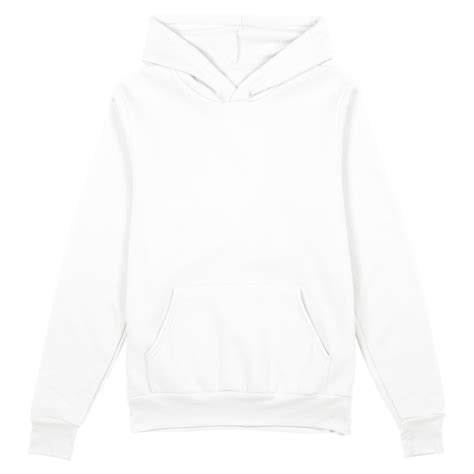 Unisex Plain Hoodie, White in 2023 | Plain hoodies, Plain white hoodie, Unisex hoodies