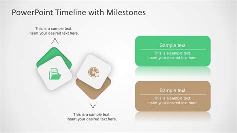 Free Milestone Shapes and Timeline PowerPoint